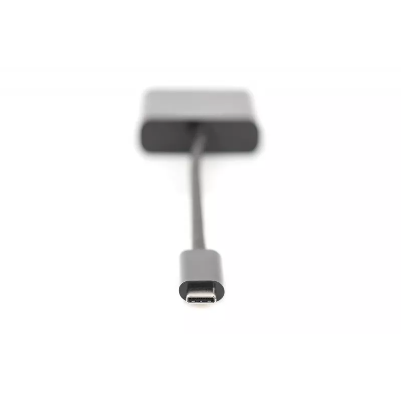 DIGITUS DA-70853 USB-C – VGA adapteris, Full HD 1080p, juodos spalvos