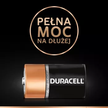Baterija Duracell Basic D (R20) — pakuotė po 2 vnt., cinko-anglies elementai