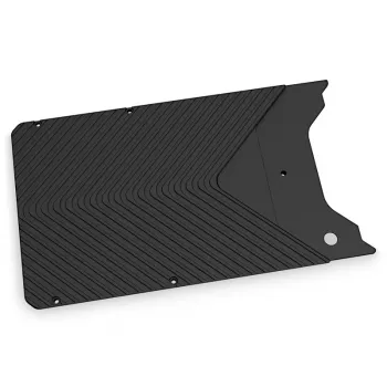 EK Water Blocks Aliuminio juoda galinė plokštė