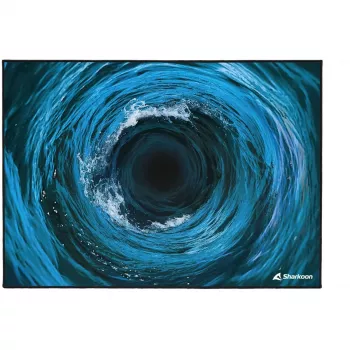 Pelės kilimėlis Sharkoon SFM12 Undertow 1400×1000 mm juoda mėlyna balta