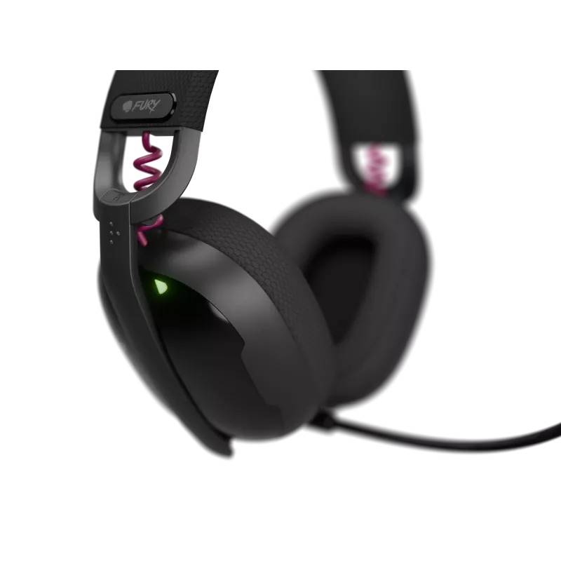 Gaming ausinės Genesis Fury Fukiya F6 | Bluetooth | Uždedamos ant ausų | Mikrofonas | Belaidės | Juodos
