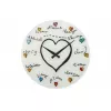 NeXtime klok 8030 Loving You, Ø43 cm, sieninis, baltas / daugiaspalvis