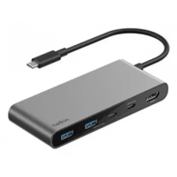 Belkin CONNECT USB-C 7-in-1 centras su dviem USB-C prievadais AVC023hqSGY