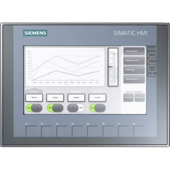 Siemens 6AV21232GB030AX0 valdymo skydelis su jutikliniu ekranu 17,8 cm (7 colių) 800 x 400 pikselių