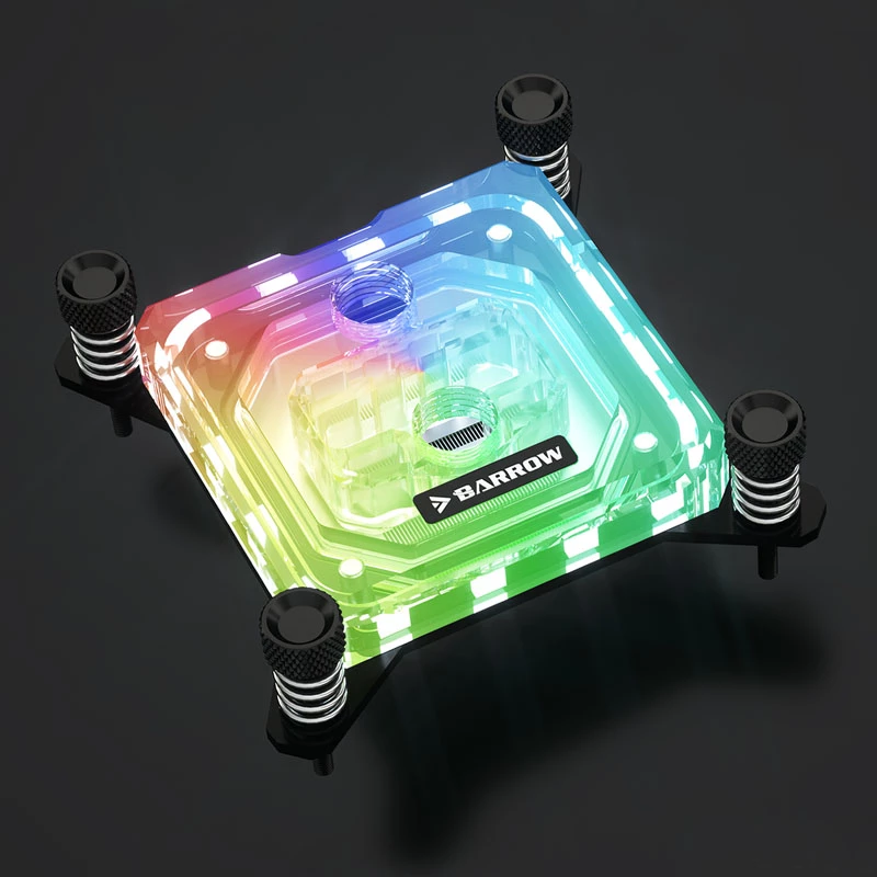Vandens blokas Barrow LTYK3-04I Black Acrylic RGB CPU aušinimui