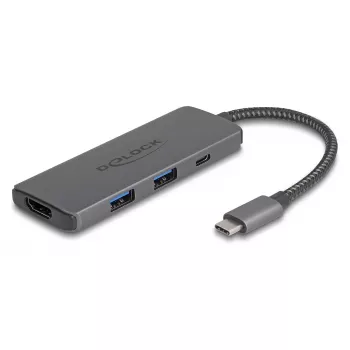 DeLOCK USB Type-C dokavimo stotelė 8K HDMI USB PD 3.0 100 W