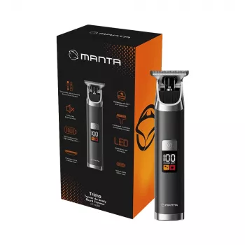 Manta HT-02BK Trimo barzdos trimeris, juodas
