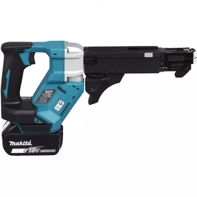Makita DFR551Z akumuliatorinis dėtuvinis suktuvas, 18 V, be akumuliatoriaus ir kroviklio