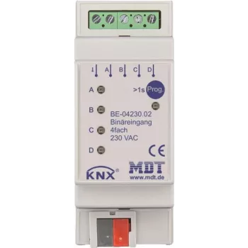 MDT BE-04230.02 4 kanalų dvejetainis įėjimas, 2TE, REG