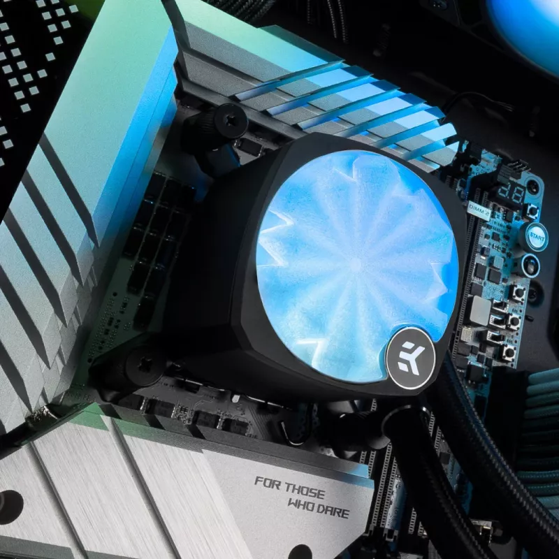 AIO pakeitimo dangtelis EK Water Blocks, skirtas EK-Nucleus Creator Kit