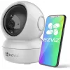 IP stebėjimo kamera EZVIZ H6c 1920 × 1080, vidaus sferinė, Wi‑Fi ir Ethernet, 4 mm objektyvas, 360° apžvalga, microSD iki 256 GB