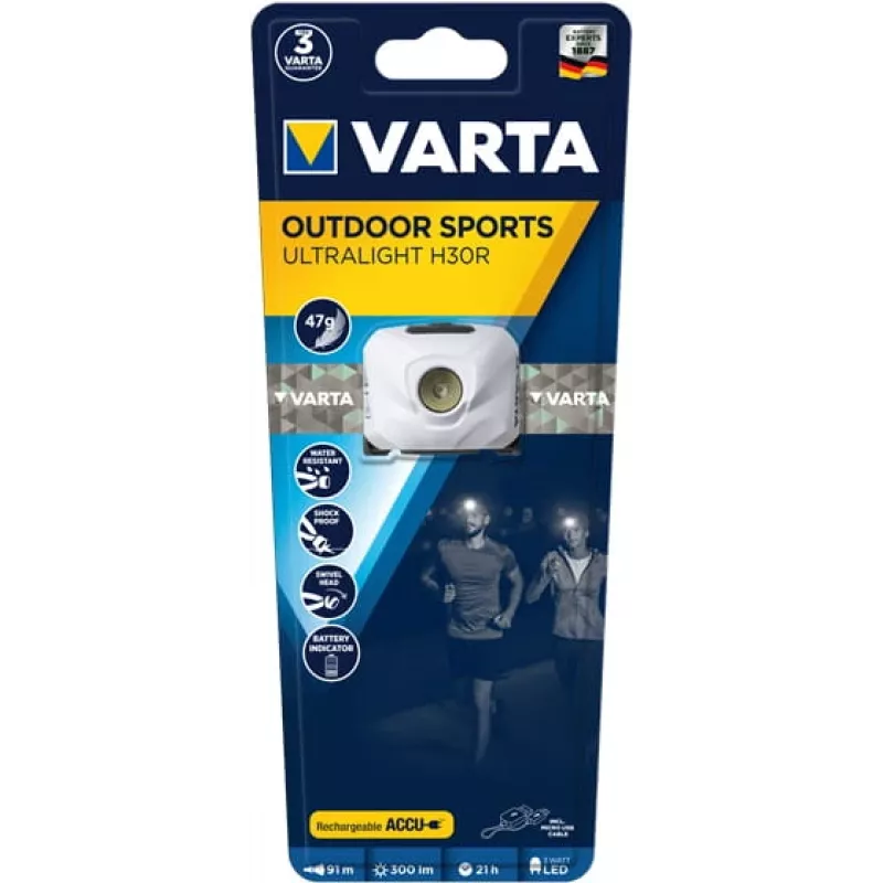 Kaktinė lemputė Varta ULTRALIGHT H30R
