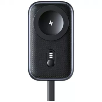 Usams CD245 2v1 indukcinis kroviklis Apple Watch su 1200mAh powerbanku ir USB-C laidu