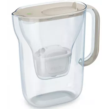 BRITA Style Essential vandens filtro ąsotis 2,4 L su 4 smėlio kasetėmis
