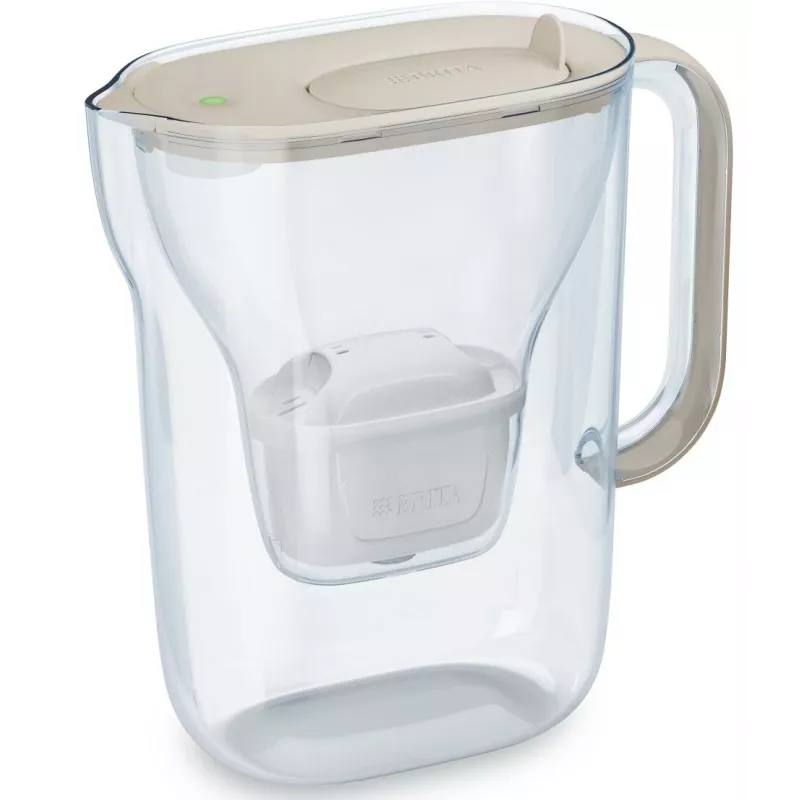 BRITA Style Essential vandens filtro ąsotis 2,4 L su 4 smėlio kasetėmis