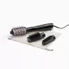 Šildomas šepetys plaukams BABYLISS Style Smooth 1000 Airflow AS128E, 1000 W, juodas, 3 antgaliai, jonų technologija, reguliuojamas termostatas