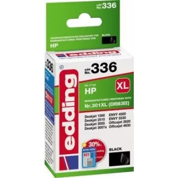 edding kasetė EDD-336 juoda, suderinama su HP 301XL CH563EE