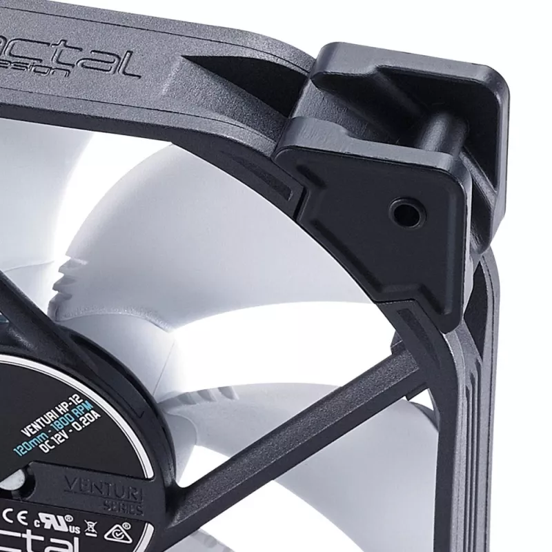 Fractal Design Venturi HP-12 PWM 120mm korpuso ventiliatorius – juodas