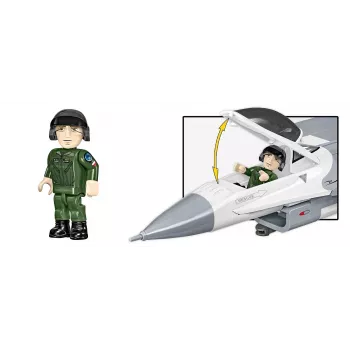 Konstruktorius Cobi F-16C Fighting Falcon — 463 dalys, mastelio modelio konstravimo rinkinys