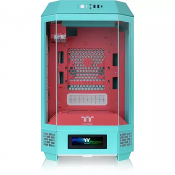Thermaltake The Tower 250 Mini Tower korpusas, mėtų/ūginė, grūdintas stiklas