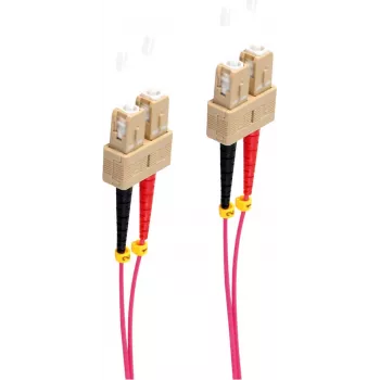 shiverpeaks BS77915/4 šviesolaidinis kabelis SC-SC OM4 1 m violetinis