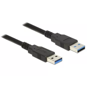 USB kabelis DeLOCK 85064 USB 3.2 Gen 1 5 m juodas