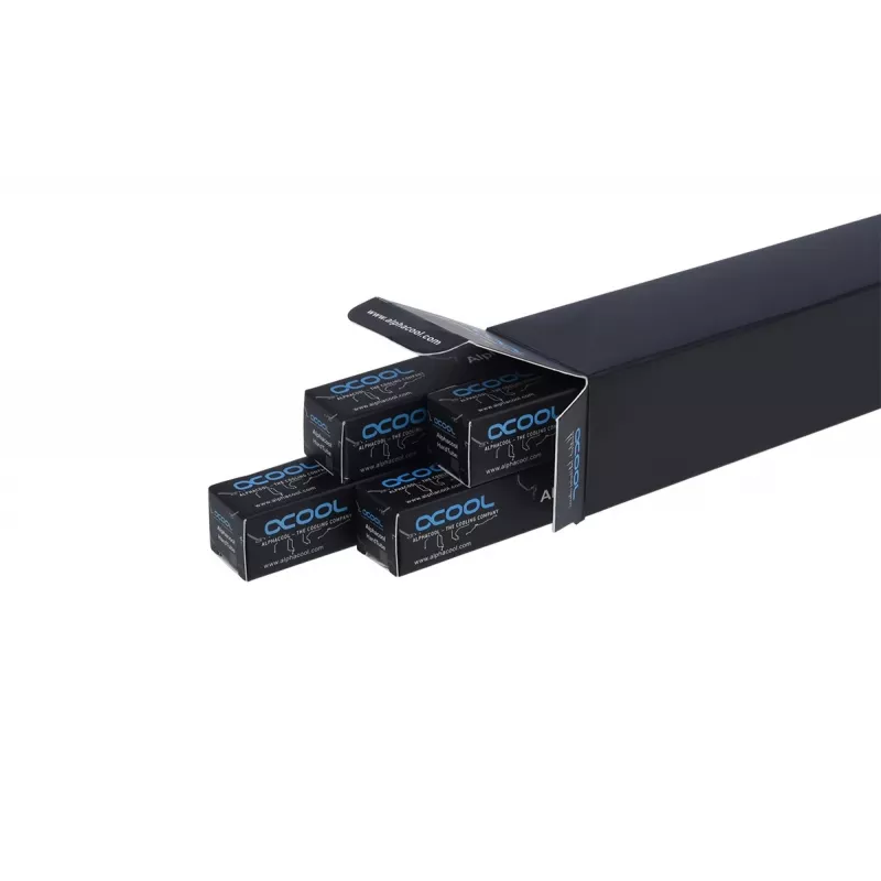 Alphacool 18443 akrilinis vamzdelis — skaidrus, Ø 16 mm, ilgis 60 cm, sriegio Ø 13 mm