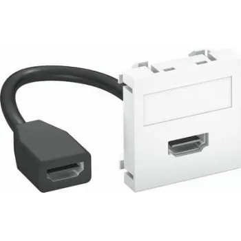 OBO Bettermann multimedijos nešiklis HDMI 45x45mm grynai baltas MTG-HD F (6104826)