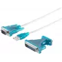 USB 2.0 RS232 keitiklis ShiverPeaks 75605 – 1,5 m laidas, USB į nuoseklųjį adapterį