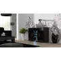 Komoda Cama SOHO S7 120 cm Juodas Blizgus