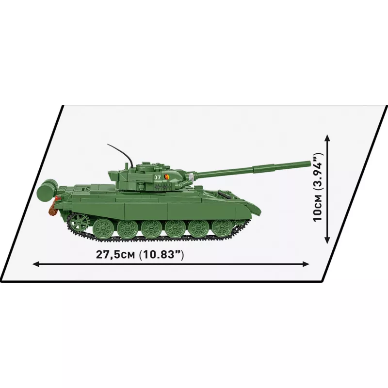 Konstrukcinis rinkinys COBI T-72 Rytų Vokietija / Sovietų Sąjunga 680 dalių
