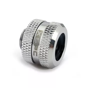 XSPC Jungtis G1/4 iki 14mm kieto vamzdelio, chromuota - 8 vnt.