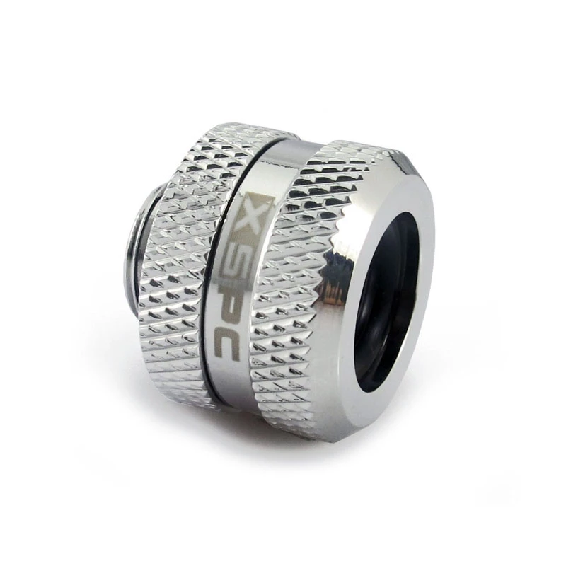 XSPC Jungtis G1/4 iki 14mm kieto vamzdelio, chromuota - 8 vnt.