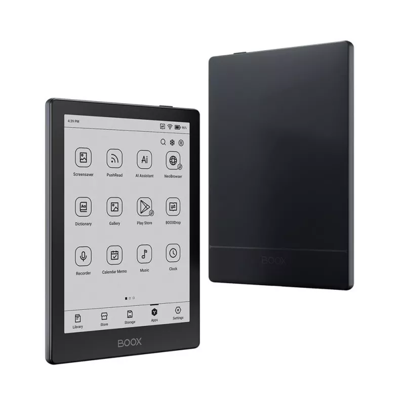E-skaitmeninė knyga Onyx Boox Go 6, 6 colių (15,2 cm), 1448×1072 E-ink, 32 GB, 2 GB RAM, Android 11, dviejų juostų Wi-Fi, Bluetooth 5.0, MicroSD, USB-C, juoda