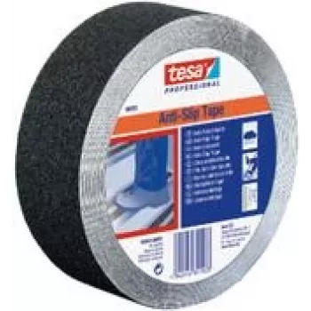 Tesa neslystanti lipni juosta 15 m × 100 mm juoda, DIN 51130/DIN 67510 (60950-00002-00)