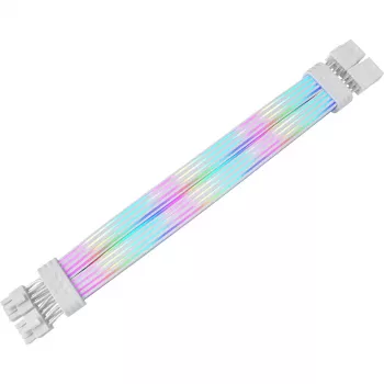 Juostinis CPU maitinimo kabelis THERMALTAKE AC-082-CN6NAN-A1, 2x8Pin moteriškas–moteriškas, 0,272 m