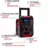 Nešiojamas radijas EINHELL TE-CR 18 Li DAB+ FM Bluetooth USB, maitinamas akumuliatoriumi (suderinamas su TE-CR 18 Li)