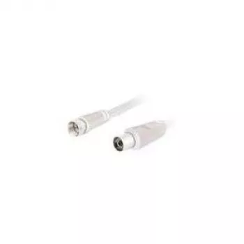 Wentronic Goobay SAT/Anteno jungiamasis kabelis, baltas, 2,5 m - F kištukas IEC/Koax lizdas (11830)