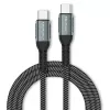 USB laidas Qoltec 52358 1,5 m USB C juodas USB 2.0 0,48 Gbit/s