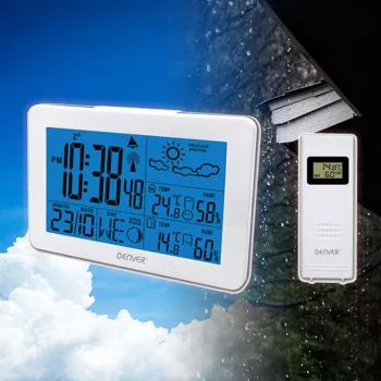 Denver WS-530WHITE skaitmeninė meteorologinė stotelė balta