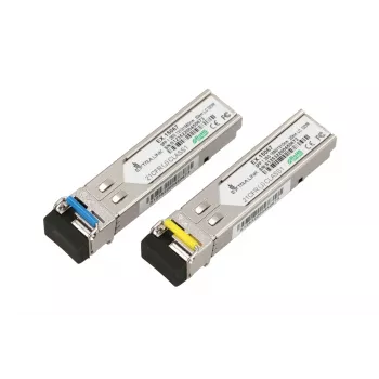 Extralink SFP WDM modulis 1.25G, 1.25Gbps, 1310/1550nm, vienmodis, 20km, LC, DOM, pora, suderinamas su HP/Aruba