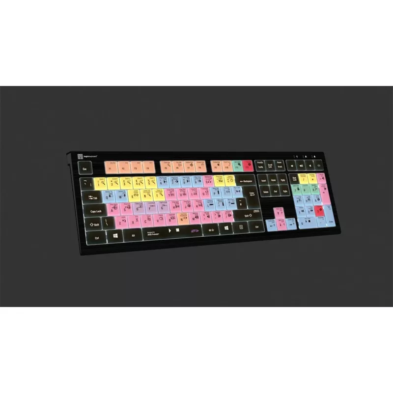 Logickeyboard Avid Pro Tools Astra 2 UK PC klaviatūra