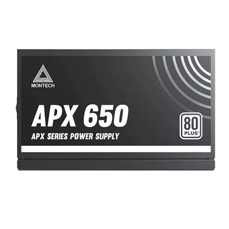 Montech APX650 maitinimo blokas 650 W 20+4 pin ATX ATX juodas