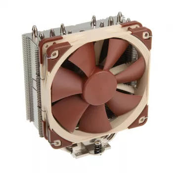 CPU aušintuvas Noctua NH-U12S, 120 mm ventiliatorius, 1500 RPM, 93,4 m³/h oro srautas, 22,4 dB, nerūdijantis plienas, 158×125×71 mm