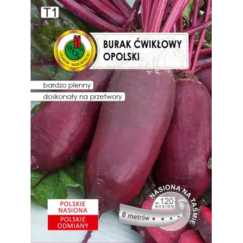 Sėklų juosta — Apte burokėlis (raudonasis) Opolski cilindrinis, 6 m ritinys, paruoštas sėjai
