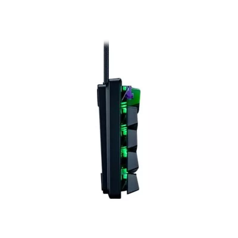 Razer Huntsman Mini 60% žaidimų klaviatūra, optomechaniniai Purple jungikliai, RGB LED apšvietimas, NORD išdėstymas, laidinė