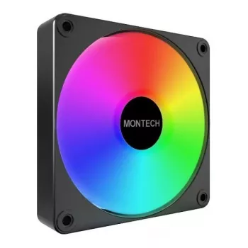 Montech GF120R V2 ARGB 120 mm kompiuterio korpuso ventiliatorius, juodas, 1 vnt.