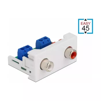 DeLOCK 81338 Easy 45 modulis 2 x RCA lizdas