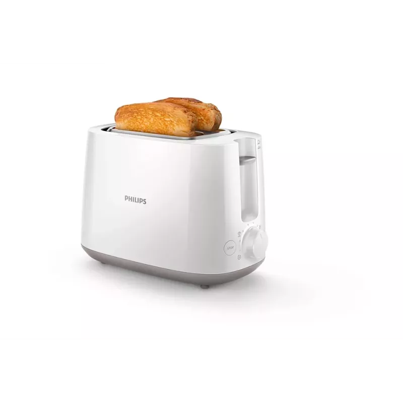 Skrudintuvas Philips Daily Collection HD2581/00 — 2 dėklai, 830 W, 8 rudumo lygiai, baltas