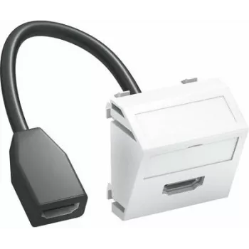 OBO Bettermann Multimedia Carrier HDMI MTS-HD F RW1 m. Kištukas-Kištukas 45x45mm (6104838)